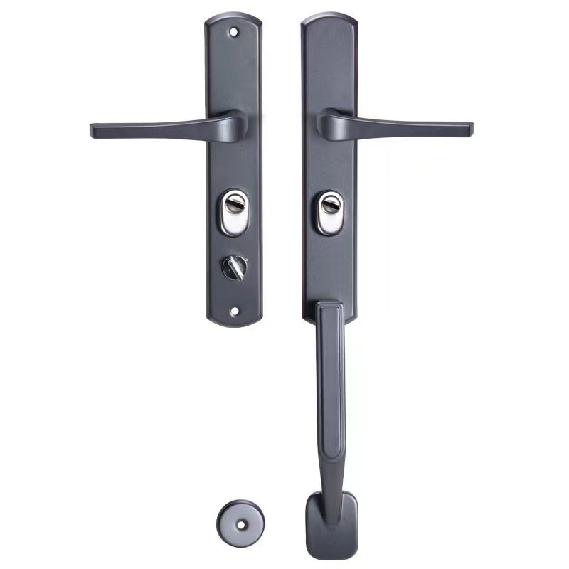 ND-050庭院門大把拉手淺灰(1.5厚)